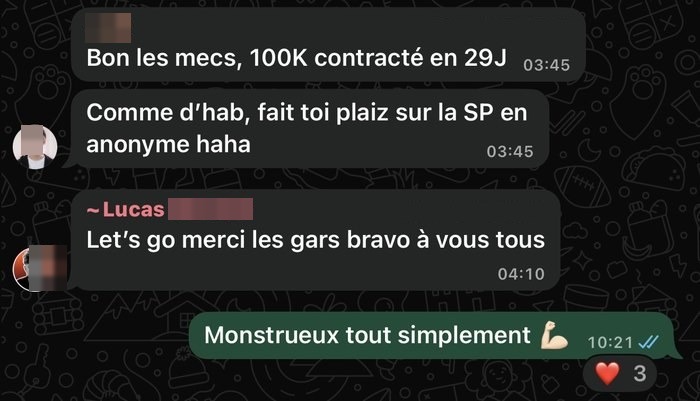 Témoignage client