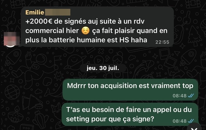 Témoignage client