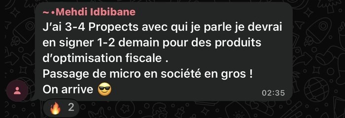 Témoignage client