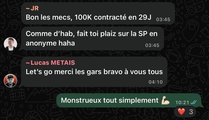 Témoignage client