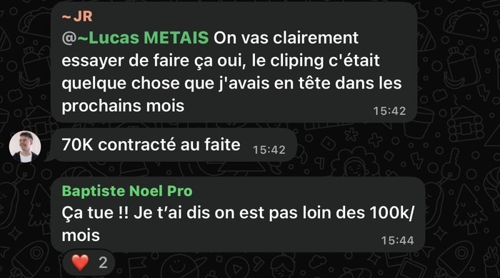 Témoignage client